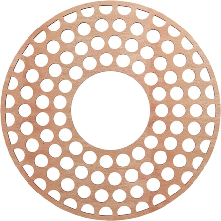 Ekena Millwork Fink Wood Fretwork Pierced Ceiling Medallion, Cherry, 16"OD x 5 3/4"ID x 1/4"T CMWP16X16X0250FFCH